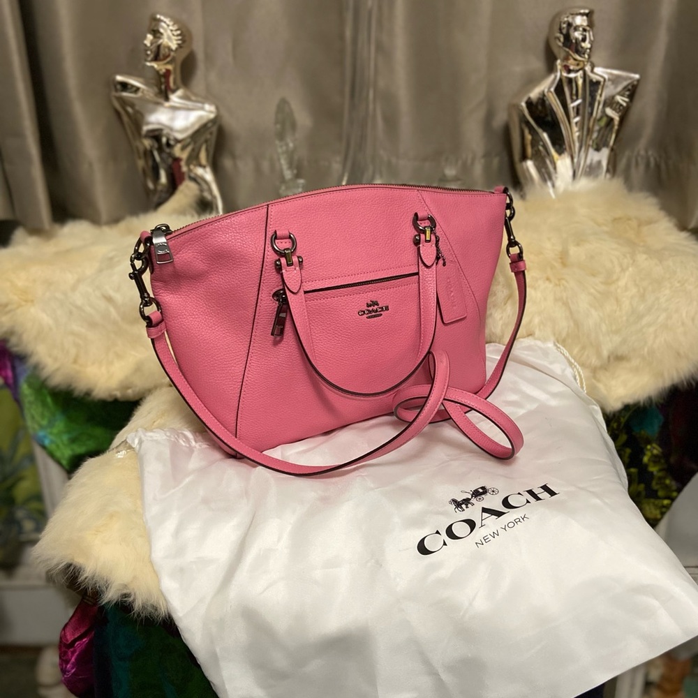 Coach Pink Crossbody Bag - rare & hard to find color!